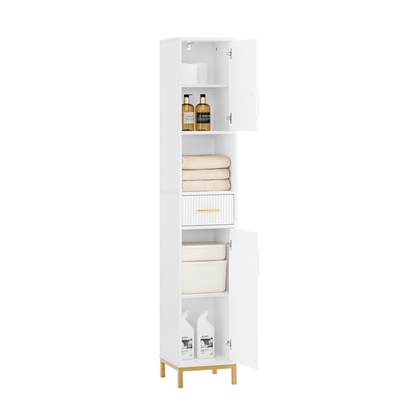 Rootz Tall Cabinet - Badeværelsesopbevaring - Slim Arrangør - Elegant design - 30x170x30cm