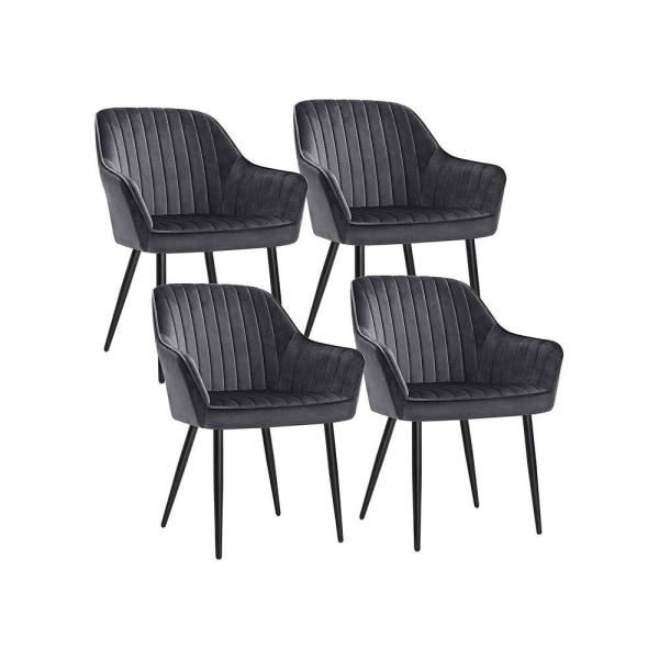 Pehmustettu Rootz-tuoli - 4 pehmustetun tuolin sarja - Pehmustet
