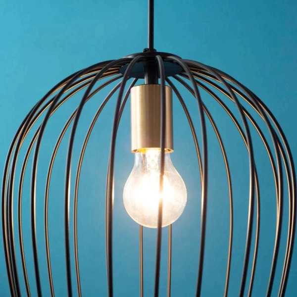 Rootz hængelampe - Lampeskærm - Industrielt design - Højdejuster