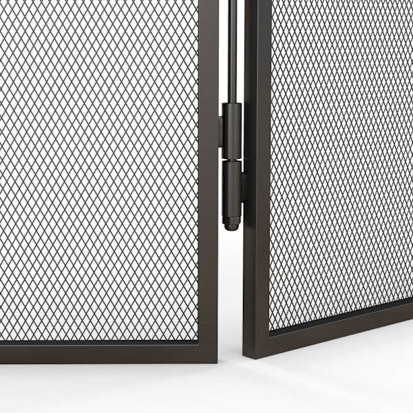 Rootz Fireplace Spark Guard - Brandskärm - Härdskydd - Garanterar säkerhet - 96W x 1,3D x 56H cm