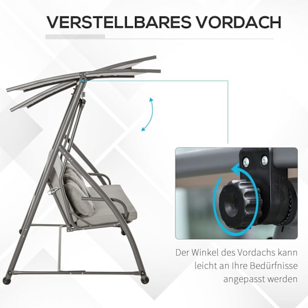 Rootz 3-sits Gunga - Brun - Stål, polyester, stoppning - 85,82 cm x 47,24 cm x 66,14 cm