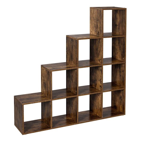 Rootz reol - 10 rum - Arkivskab - Skab - Skabe - Træ - Brun - Industriel - 129,5 x 30,5 cm