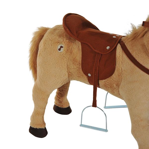 Rootz Ridhäst - Beige - Plysch, Metall, Pp Bomull - 33,46 cm x 11,02 cm x 23,62 cm