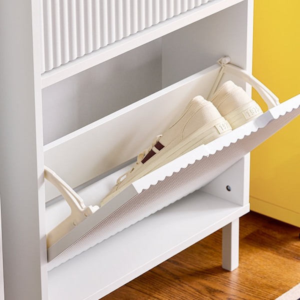 Rootz Shoe Cabinet - Shoe Organizer - Shoe Rack - Space Savering Design - 50x90x19cm - Perfekt för ingångsområden