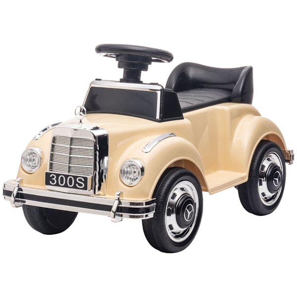 Rootz Slide Children's Auto - Ride -On -lelu - Push Car - Storage Tila - 77,5 cm x 41,5 cm x 45cm - virallisesti lisensoitu Mercedes Benz Design