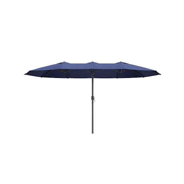 Rootz Double Sunshield Parasol - UV Protection Canopy - Udendørs solparaply - UPF 50+ - 460 cm x 270 cm - Holdbar metalramme