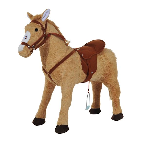 Rootz Ridhäst - Beige - Plysch, Metall, Pp Bomull - 33,46 cm x 11,02 cm x 23,62 cm