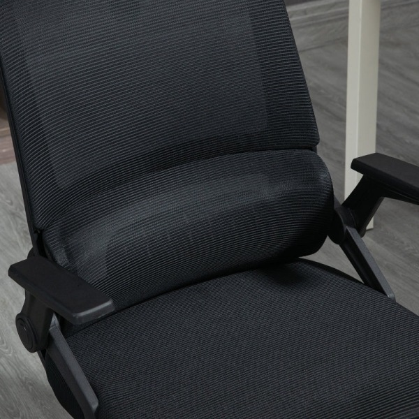 Rootz Vinsetto kontorsstol - Ergonomisk stol - Justerbar stol - Svankstöd - Lutningsfunktion - 58cm x 61cm x 102-119cm