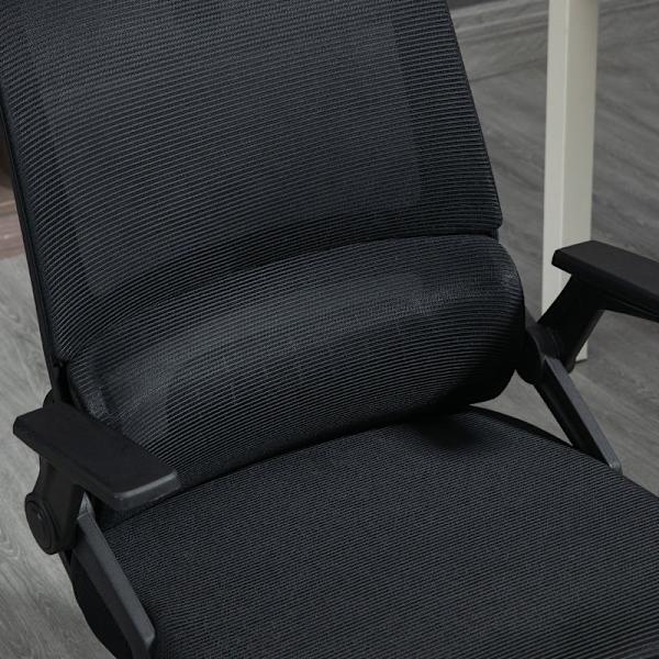Rootz Vinsetto kontorstol - Ergonomisk stol - Justerbar stol - Lændestøtte - Vippefunktion - 58cm x 61cm x 102-119cm