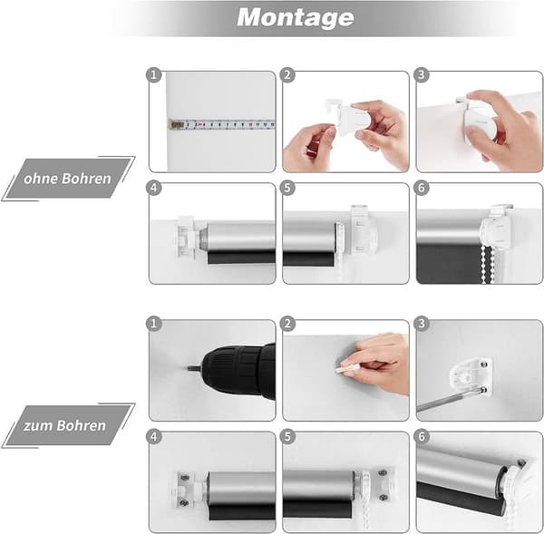 Rootz Roller Blind - Thermorollo Shade - Room Darking persienner - Energibesparing - 80 cm x 150 cm - vit