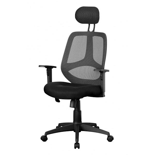 Rootz Kontorstol - Drejestol - Executive stol - Justerbar - Nakkestøtte - Ergonomisk - Sort