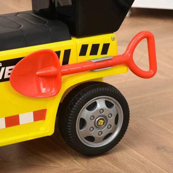Rootz børnebil - Slide-car - Push-on Car - Gul - 72 x 28,2 x 42