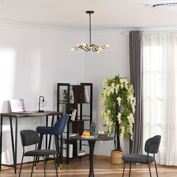 Rootz Lysekrone Hængelampe - Sort, Guld - Metal - cm x cm x 47,24 cm