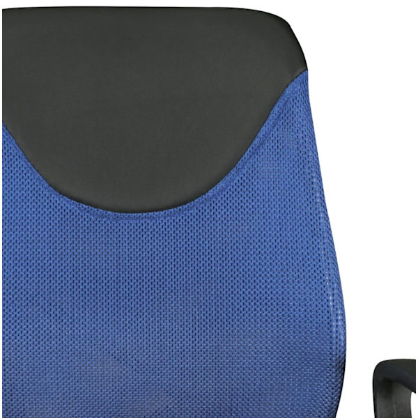 Rootz Barnskrivbord Svart Blå för barn från 6 med ryggstöd Snurrstol för barn Barnstol ergonomisk - Höjdjusterbar stol