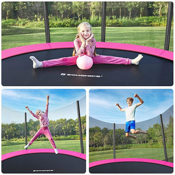Rootz Trampolin - Utomhusstudsmatta - Barnstudsmatta - Ministudsmatta - Trampolinpark - Hoppstudsmatta - Svart/Grön