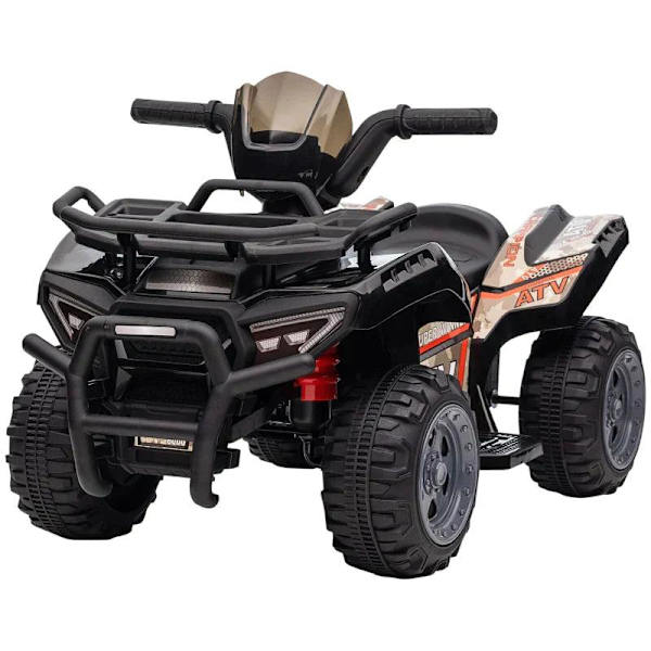 Rootz Elfordon för barn - Mini Elektrisk Quad - Barnmotorcykel - Elektrisk Quad för 18-36 månader - Svart - 70 x 42 x 45 cm