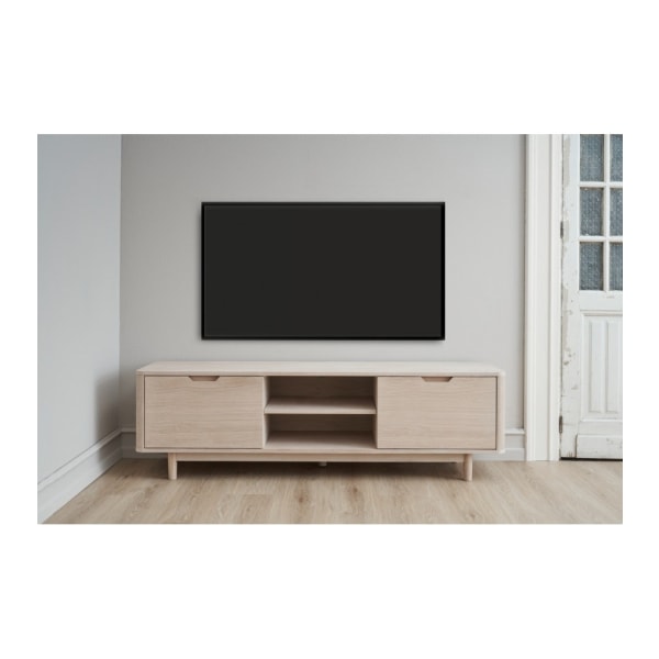 Rootz TV-bord - Mediaställ - TV-konsol - Massiv ek och faner - H