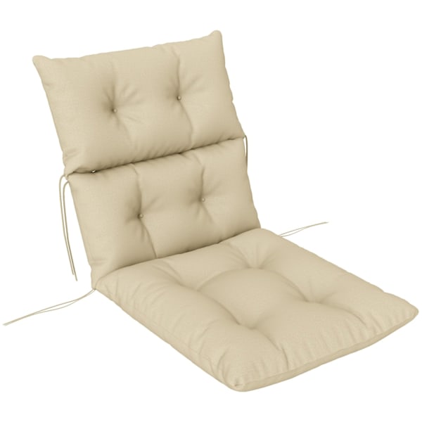 Rootz tjock klädda sittdyna - stol kudde - gungstol kudde - komfort & uv resistent - 115 cm x 56 cm x 10 cm