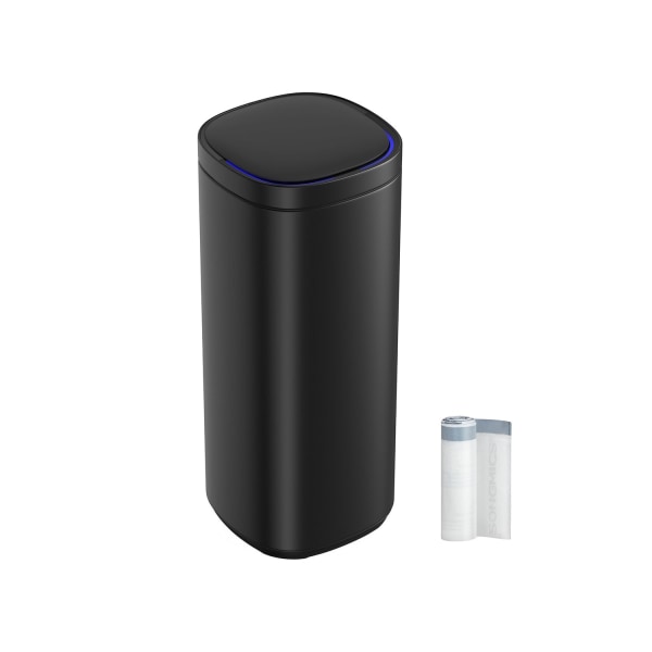 Rootz Sensor skraldespand - Skraldespand - Automatisk affaldsspand - Stålkonstruktion - 50 liters kapacitet - 30 cm x 30 cm x 74,6 cm - Sort - 3,5 kg