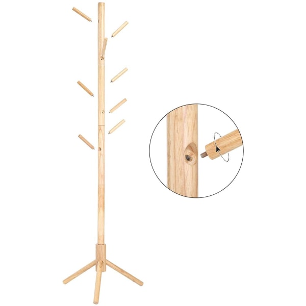 Rootz-naulakko - Vapaasti seisova - Massiivipuu - Puun muotoinen