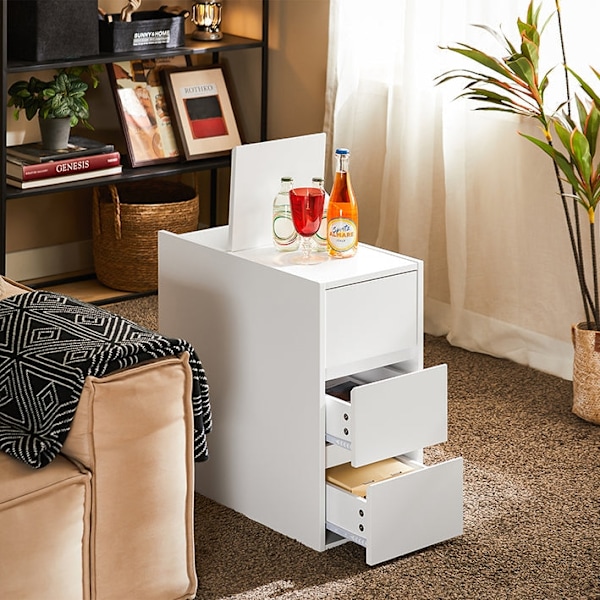 Rootz Sofa Skavskab - Opbevaringsenhed - Arrangør - Rumbesparende design - MDF -materiale - 30x60x60cm