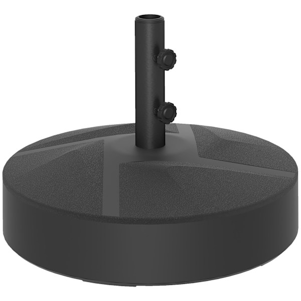 Rootz Parasol Stand - Fillable Paraply Base - Udendørs paraplyholder - HDPE Plastic - Op til 30 kg - Ø56 x 40 cm