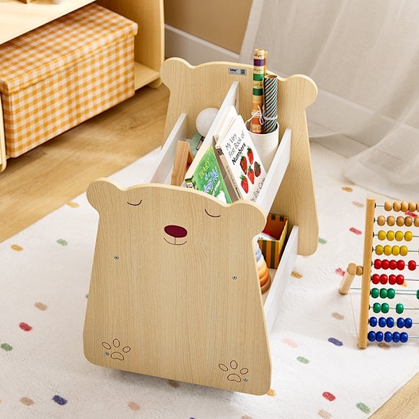 Rootz Kids 3-facksskåp - Leksaksförvaring - MDF-material - 50 cm x 53 cm x 40 cm - 6,3 kg - 15 kg Lastkapacitet