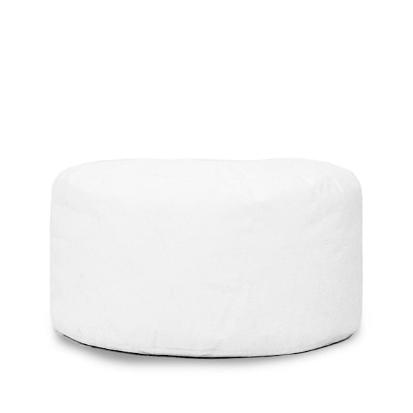 Rootz White Inner Pouffe Round - Pushion Insert - Pillow Fill - Good Support - Ø60 X 30 cm