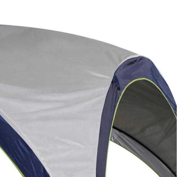 Nancy's Ramsey Partytent - Tuinpaviljoen - Paviljoen - Zonwering - Weerbestendig - Polyester - Crème - Wit - Blauw 4 x 4 x 2,5 m