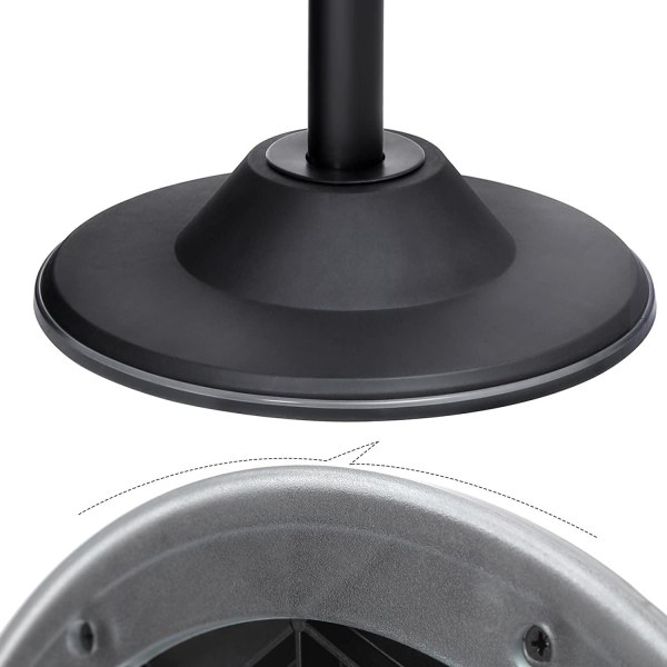 Rootz skammel - Bordskammel - Højdejusterbar - Ergonomisk - Roterbar - Anti-Slip - Sort