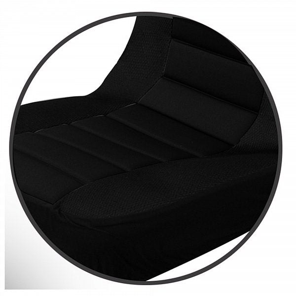 Rootz bilsædebetræk - Forsædebeskytter - Dragebroderidesign - 100 % polyester - Skumpolstring - Nem montering - Universal Fit - 3-8 mm skum - 30° vask