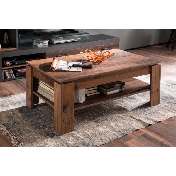Rootz Sofabord - Sofabord - Brun og Sort - 110 x 47 x 65 cm