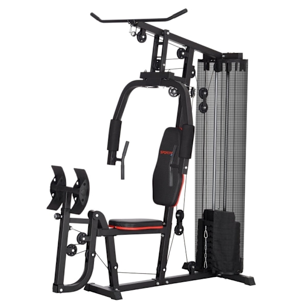 Rootz Multi-Gym Station - Home Gym - Strength Tower - 45 kg vægte - Stålramme - 160L x 108W x 200H cm