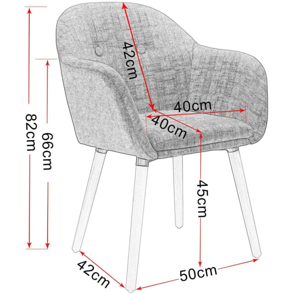 Rootz Ergonomic Dining Chair Set - Bekväma stolar - Snygga sittp
