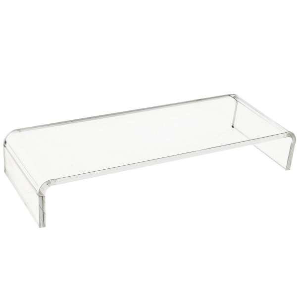 Rootz TV-bänk Top Screen Stand - Transparant - Glas - 53 cm x 7,