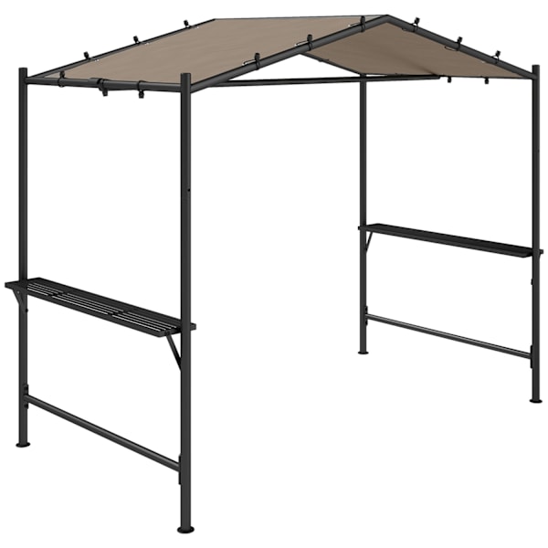 Rootz Grill Tält Gazebo - Pavilion Shelter - väderbeständigt tak - Skyddsdesign - 277 x 149 x 230 cm
