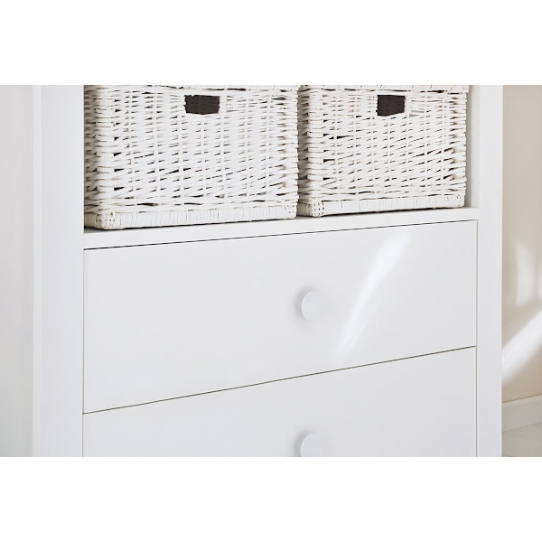 Rootz Nursery Set 'Florentina' - Cot Bed - Changing Unit - Convertible Design - Dimensioner: COT 146x76x85cm, skiftende enhed 130x77x101cm, garderobe