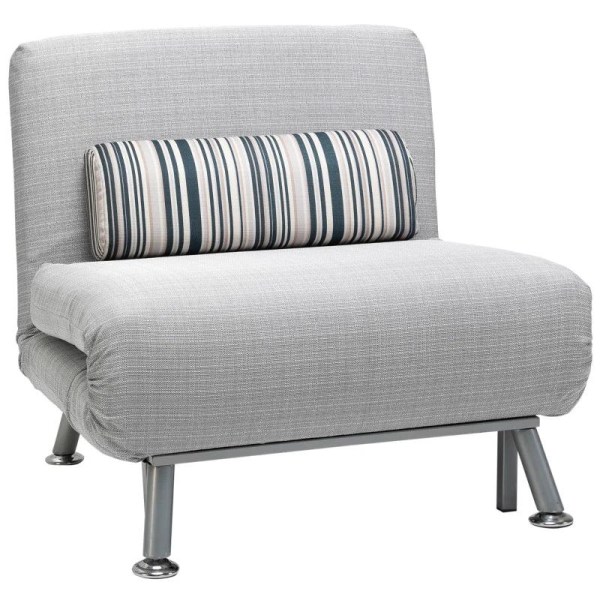 Rootz Justerbar soffa - Hopfällbar säng - Gästsäng - Bäddsoffa - Fällbar madrass - Grå - 75 X 70 X 75 Cm