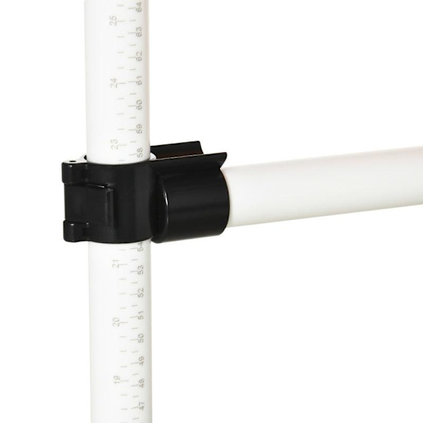 Rootz hundetræningssæt - Springring - Pet Agility - Pet Training - Hvid/Orange - 74,5 x 66 x 91 cm