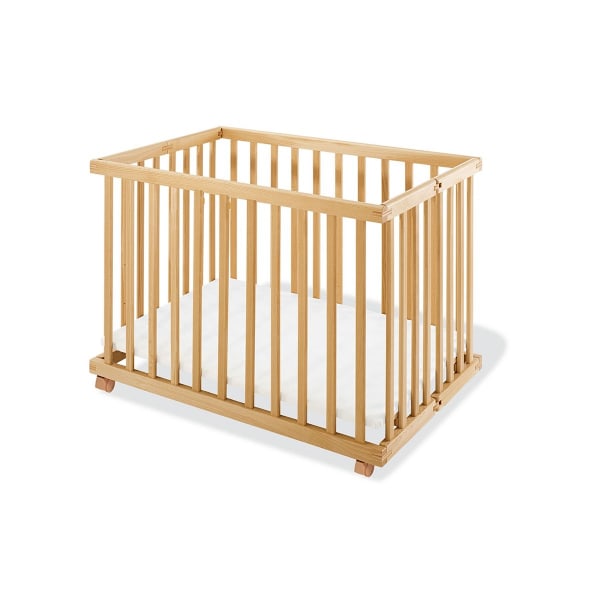 Rootz Playpen Levin - Baby Play Yard - Foldbar krybbe - Justerbare højder - 97 cm x 67 cm x 75 cm