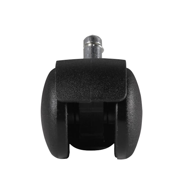 Rootz 5-delade set mattrullar för kontorsstol - Högkvalitativ plast - Svart - 11 mm stiftdiameter - 20 mm stiftlängd - 50 mm rulldiameter - Lämplig fö