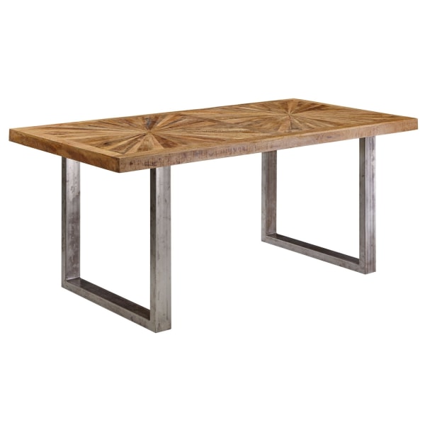 Rootz Rustikt matbord - Mangoträbord - Metallben - Handgjorda -