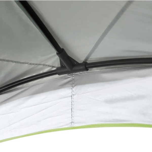 Nancy's Ramsey Partytent - Tuinpaviljoen - Paviljoen - Zonwering - Weerbestendig - Polyester - Crème - Wit - Blauw 4 x 4 x 2,5 m