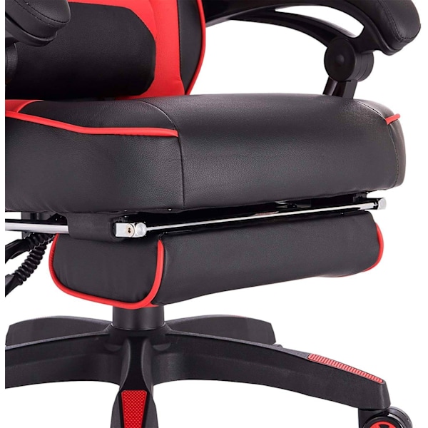 Rootz Ultimate Gaming Chair - Kontorstol - Ergonomisk computerstol - Justerbar, holdbar, nem montering - 121cm-128cm x 45cm-52cm