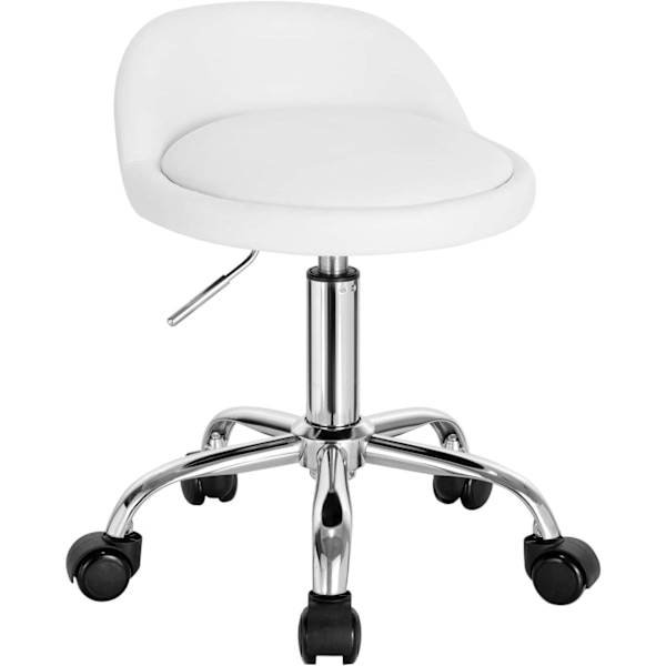 Rootz justerbar svängbar kontorspall - Skrivbordsstol - Rullstol - Ergonomisk design - Höjdjusterbar - Bekväm sittplats - 53cm-65,5cm Höjd