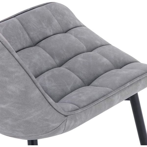 Rootz Set med 2 matstolar - Köksstolar - Sittplatser i konstläder - Bekväm och hållbar - Mångsidig och golvsäker - 46 cm x 40,5 cm x 85,5 cm