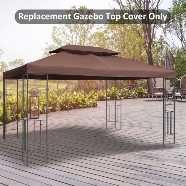 Rootz Gazebo Baldakin - Udskiftningstag - Gazebo Cover - Solskær