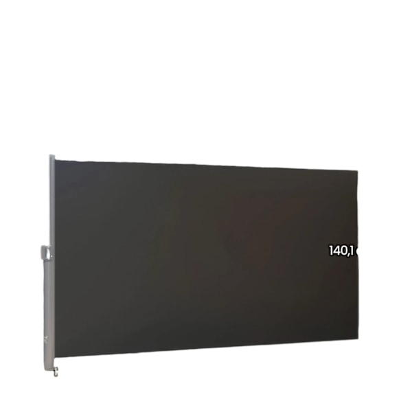 Rootz Udvidelig side markise - Rust Resistent - Udtrækkelig baldakin - pulverlakeret stål - 300,1 cm x 140,1 cm
