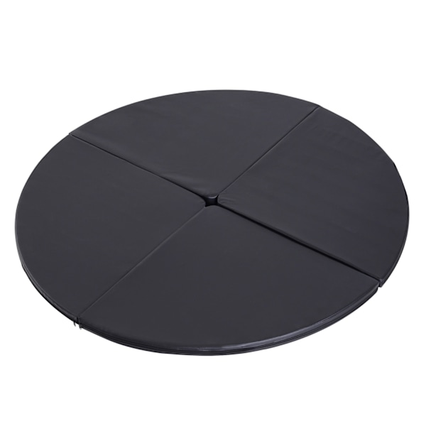 Rootz Pole Dance Mat - Gymnastikmåtte - Øvelsesmåtte - Forebyggelse af skader - Ø 150 x 5 timer cm