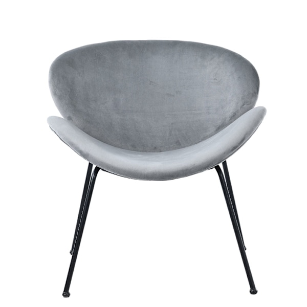 Rootz 2-delt fløjl spisestuestolesæt - loungestole - fløjlssæder - Luksuriøs komfort - 68L x 58W x 72H cm